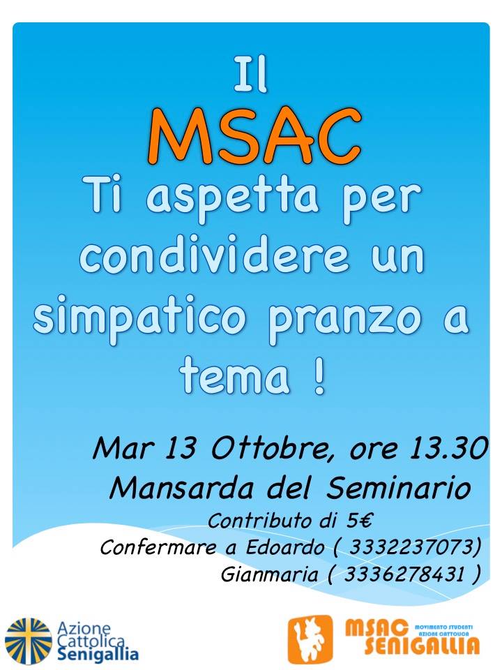 msac pranzo